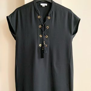 Black Calvin Klein Dress w/ Tassels